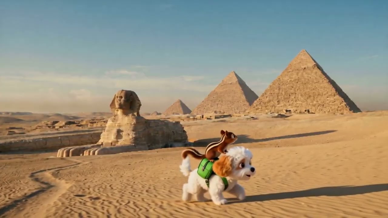Episode 4 — the Pyramids of Giza at golden hour